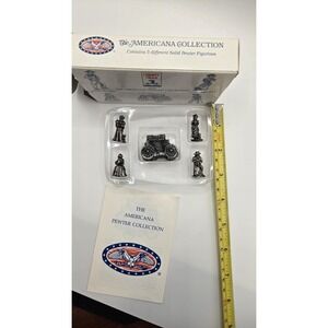 Americana‎ Pewter Collection Figurines Liberty Falls Stagecoach Lot AH48 AH71